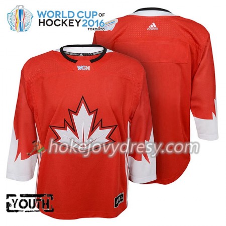 Dětské Hokejový Dres Kanada Blank Světový pohár v ledním hokeji 2016 Červená